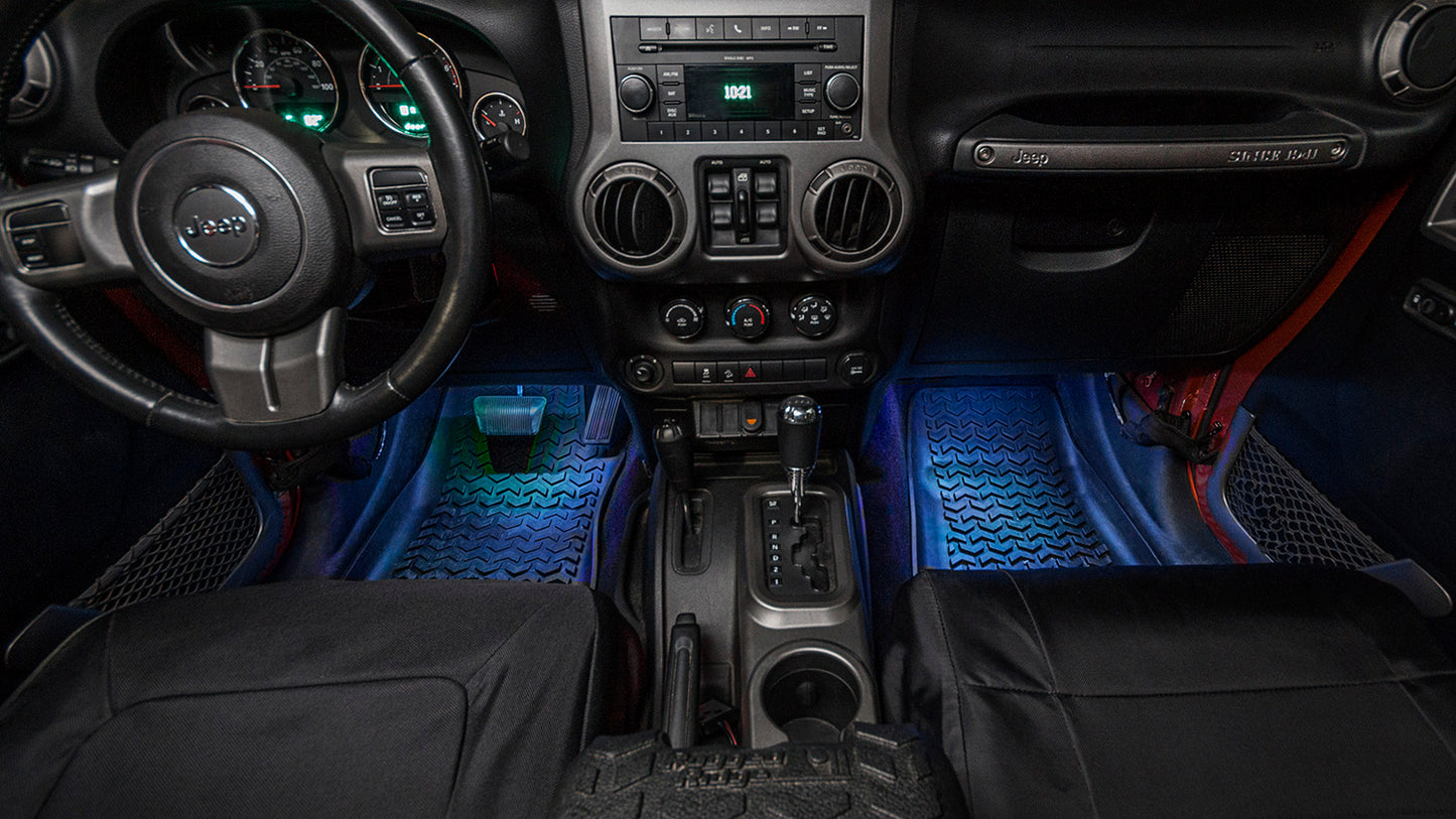 ~(2 lbs. 17X10X2)~ Light Kit Courtesy LED 07-21 Jeep Wrangler 20-21 Gladiator