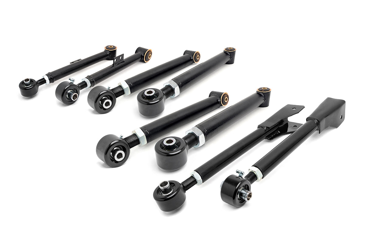 1x 11910 1x 11920 X-Flex Control Arms Complete Set Jeep Wrangler TJ 4WD (97-06)