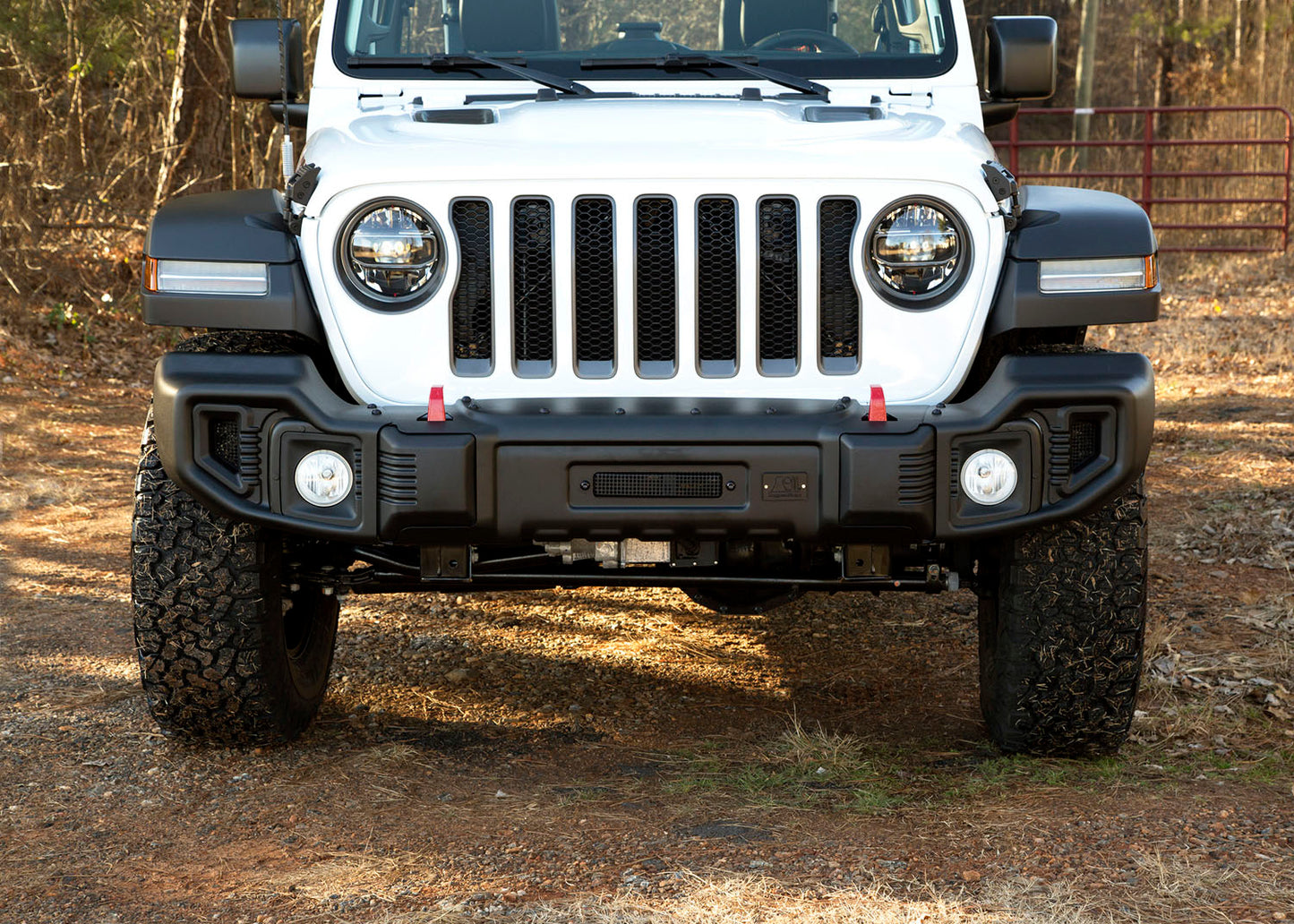 ~(65 lbs. 57X24X10)~ Spartacus Bumper Front Black 2018-21 Jeep Wrangler 20-21 Gladiator
