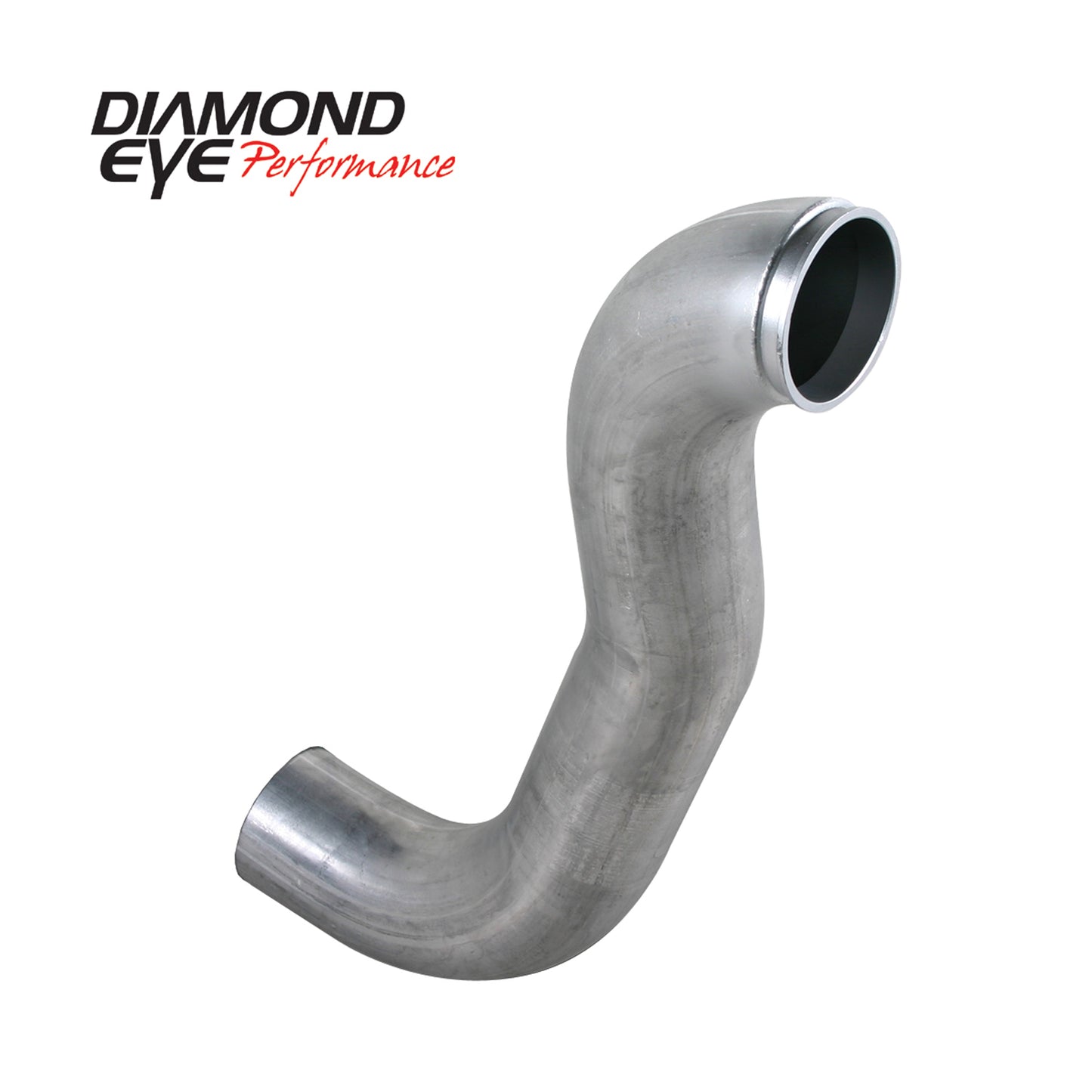 ~(10 lbs. 53X13X9)~ Turbocharger Down Pipe 1989-1993 DODGE 5.9L CUMMINS 2500/3500 2X4 ONLY (ALL CAB AND BED LENGTHS)-4IN ALUMINIZED - PERFORMANCE DIESEL EXHAUST - DOWNPIPE WITH HX40 TURBO FLANGE