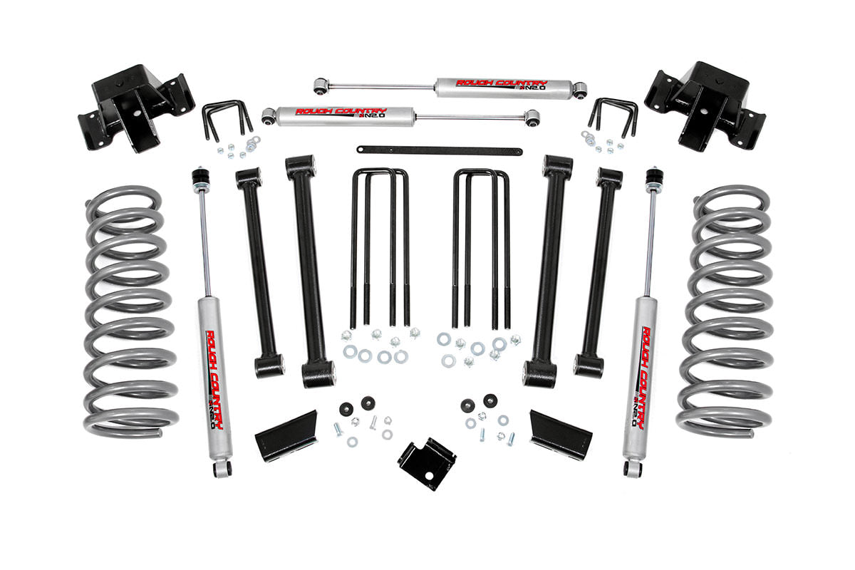 1x 1351BOX1 1x 1351BOX3 1x 9280 3 Inch Lift Kit Dodge 2500 4WD (1994-2002)