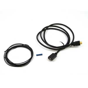 ~(0.2 lbs. 6X4X1)~ 5 HDMI and Power wire extension kit GT