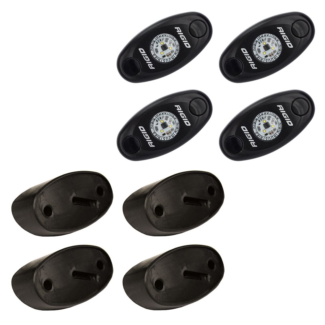 ~(3 lbs. 8X6X2)~ ROCK LIGHT KIT AMBER 4