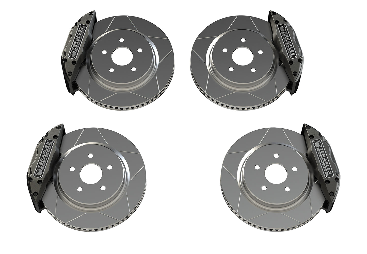 ~(188.7 lbs. 30X15X15)~ JL/JLU JK/JKU: Delta Brake Kit Front and Rear 5x5in Bolt Pattern