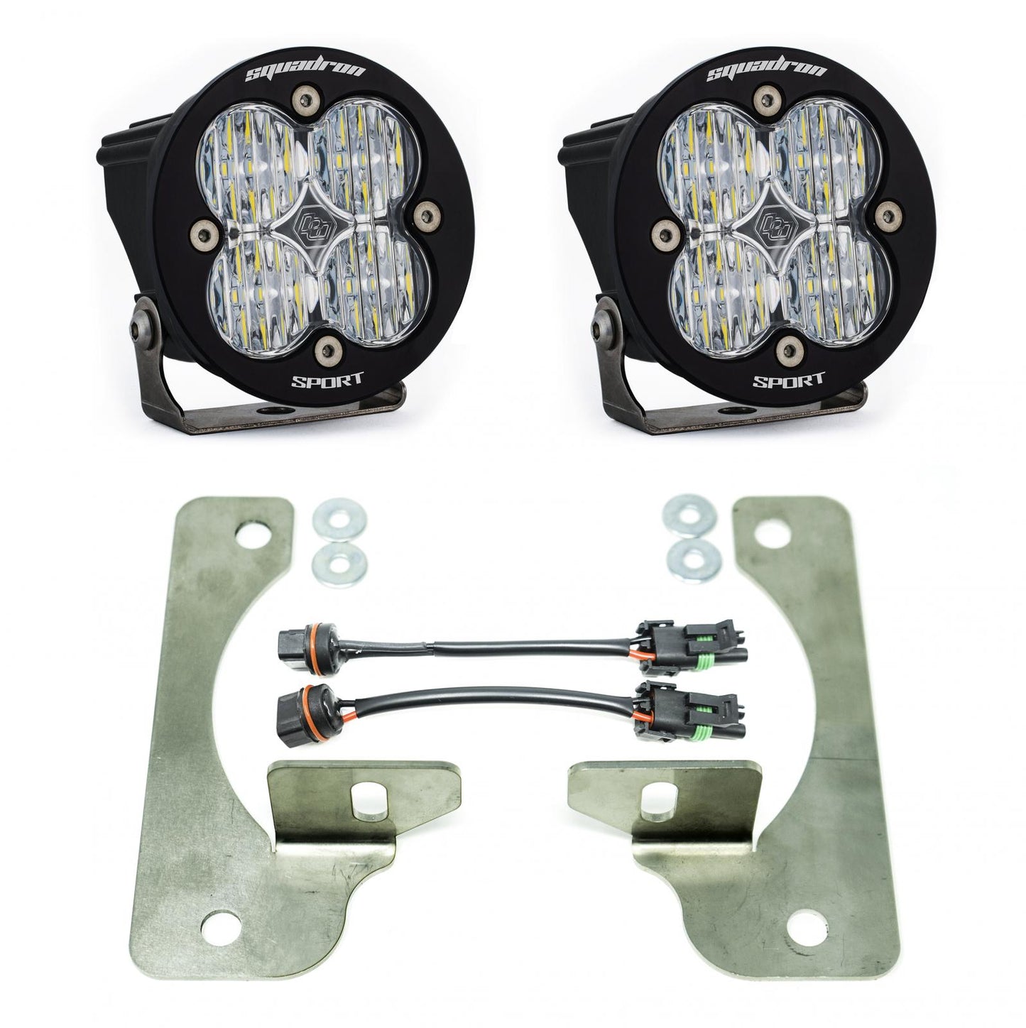 ~(7 lbs. 8X8X5)~ Jeep JL Fog Pocket Kit 2018 Wrangler JL Rubicon Squadron R Sport Baja Designs