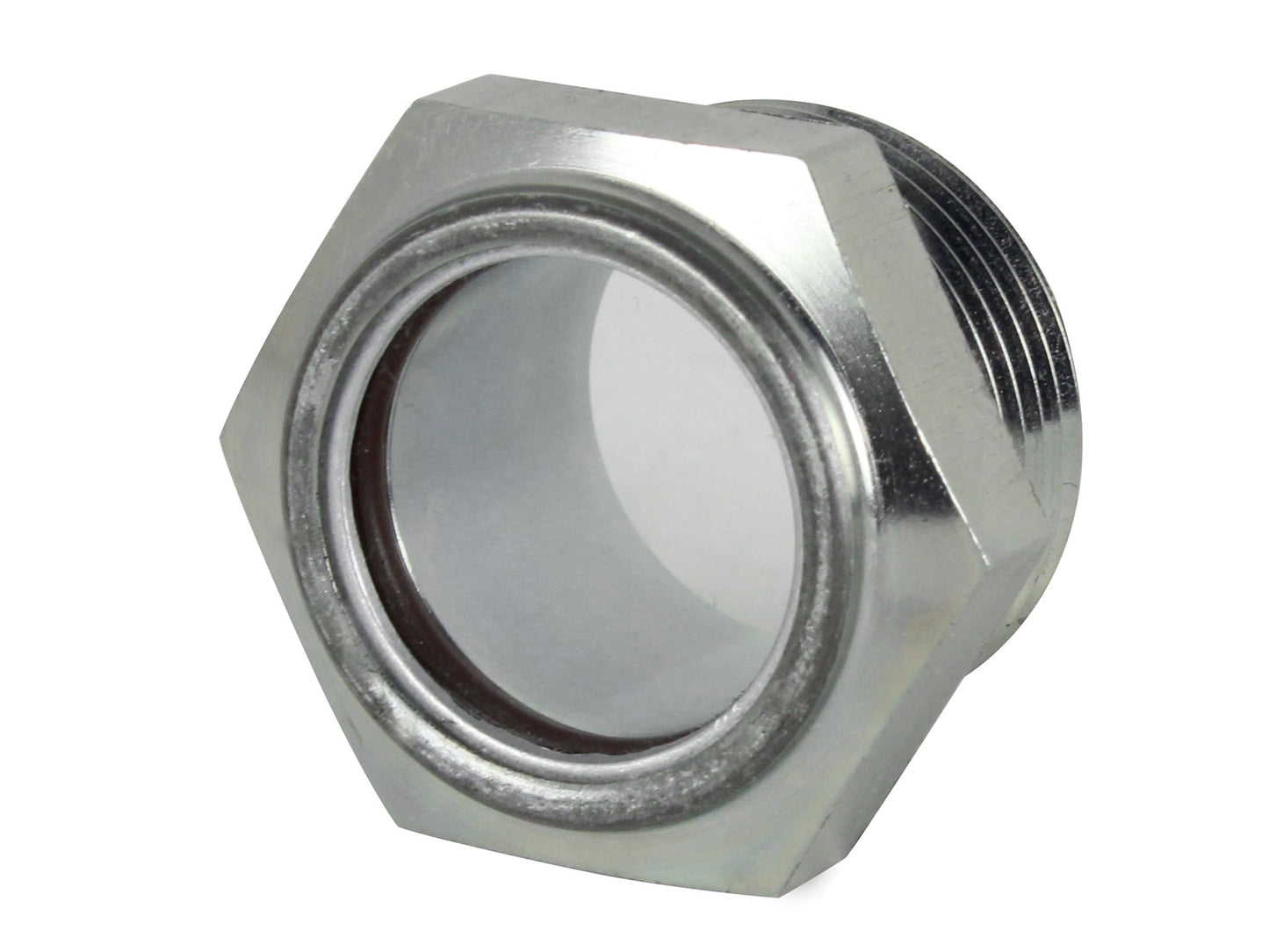 ~(1 lbs. 6X6X6)~ Differential Cover Oil Level Sight Glass 1 IN x 11.5 NPTF