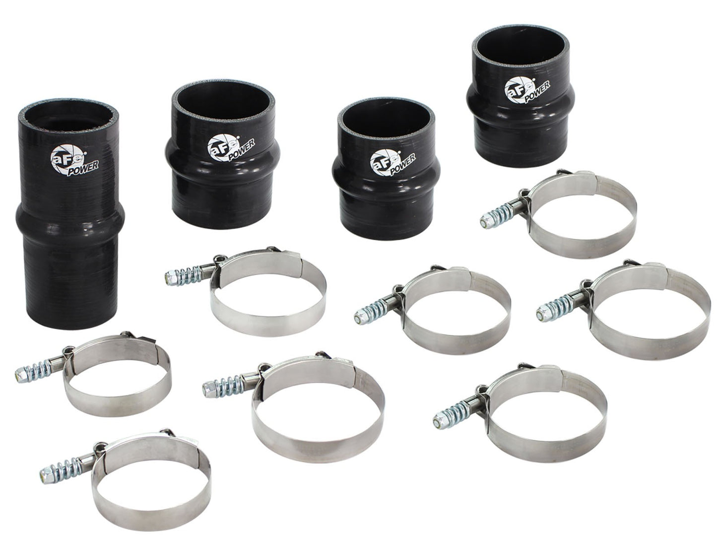 ~(2 lbs. 8X8X8)~ BladeRunner Intercooler Couplings and Clamps Kit; aFe and Factory Replacement Dodge Diesel Trucks 03-07 L6-5.9L (td)