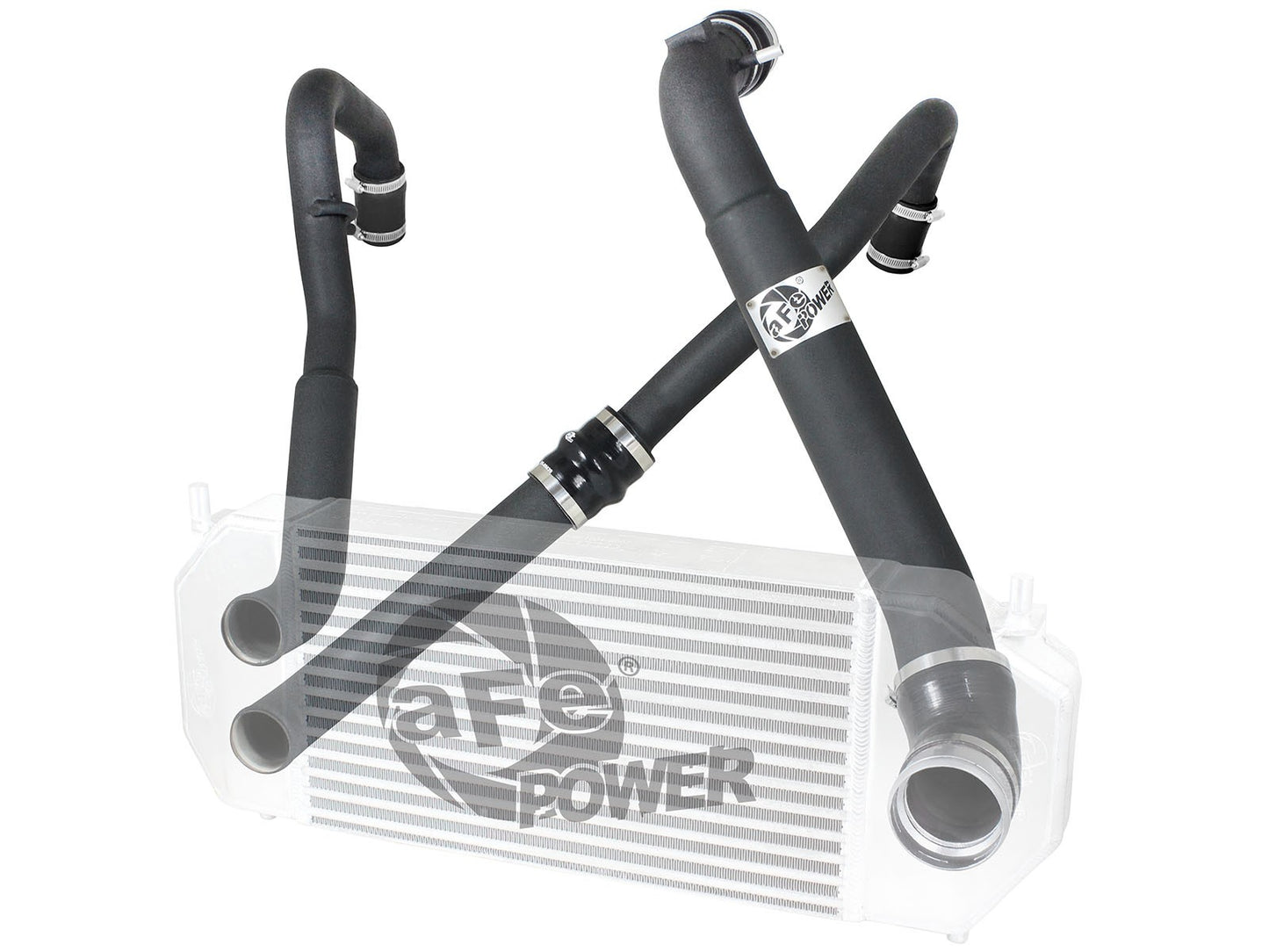 ~(14 lbs. 35X15X11)~ BladeRunner Aluminum Hot and Cold Charge Pipe Kit Black Ford F-150 15-19 V6-2.7L (tt)