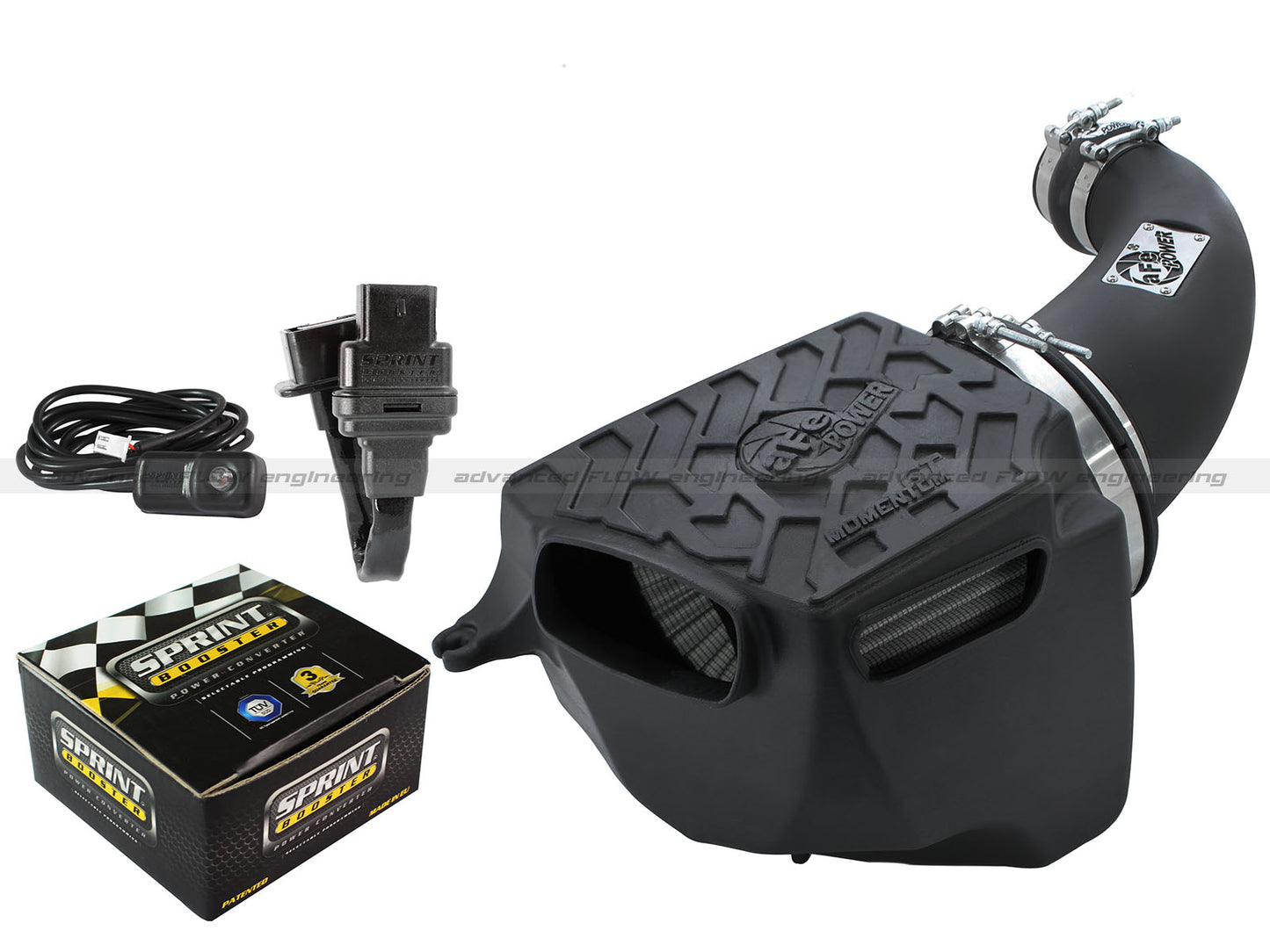 ~(11 lbs. 23X16X13)~ Momentum GT Cold Air Intake System w/ Pro DRY S Media Jeep Wrangler (JK) 07-11 V6-3.8L