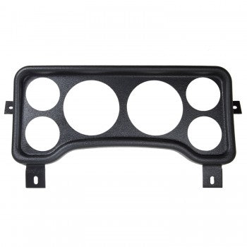~(0.7 lbs. 18X9X3)~ GAUGE MOUNT DIRECT FIT DASH PANEL 6 GAUGE (3 3/8 IN X2 2 1/16 IN X4) JEEP TJ/XJ