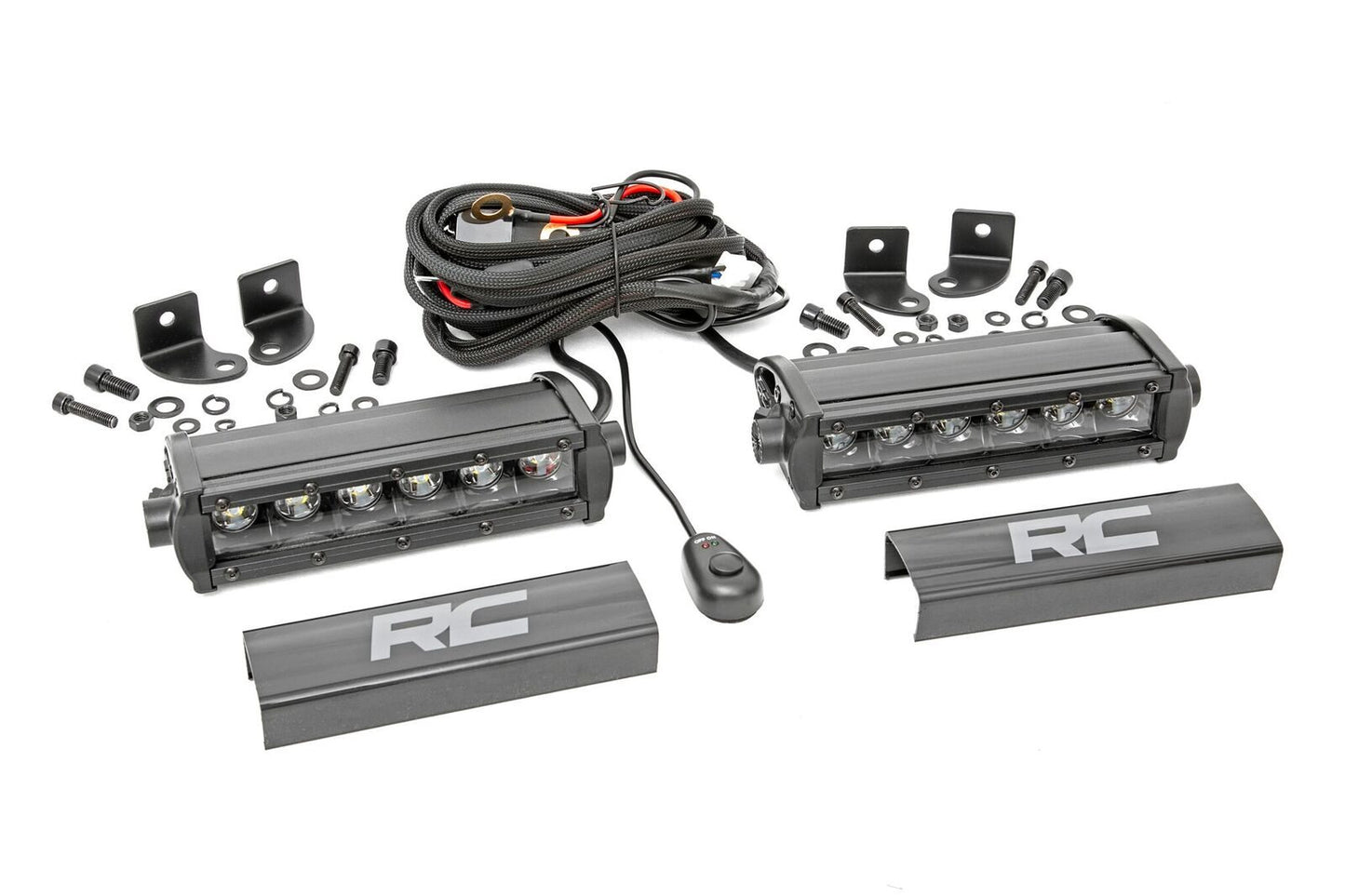 ~(7.2 lbs. 24X6X5)~ 6-inch Cree LED Light Bars (Pair Black Series)