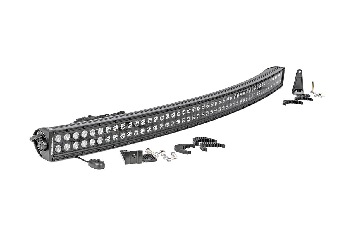 50-inch Curved Cree LED Light Bar - (Dual Row Black Series)