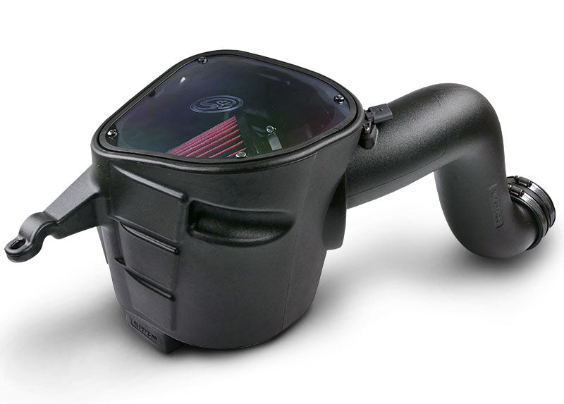 ~(14 lbs. 25X16X15)~ Cold Air Intake For 03-07 Dodge Ram 2500 3500 5.9L Cummins Cotton Cleanable Red S B