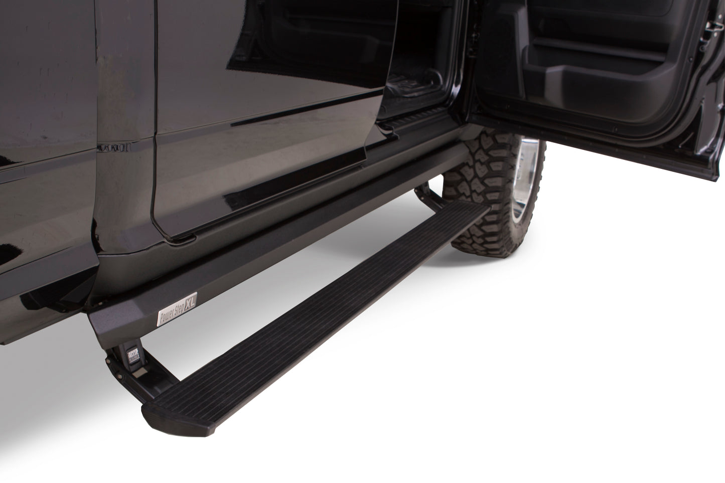 ~(113 lbs. 86X13X12)~ PowerStep XL Black Plug N Play System - includes OEM style illumination - Crew Cab Only