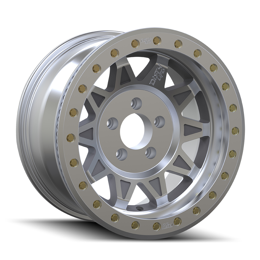 ~(40 lbs. 19X19X10)~ ROADKILL RACE (9302) MACHINED BEADLOCK 17X9 5-127 -14MM 71.5MM