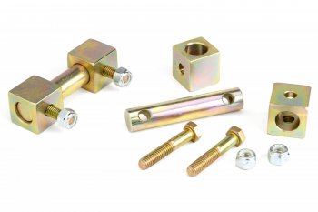 ~(1.6 lbs. 8X5X1)~ Front Bar Pin Eliminator Kit TJ XJ MJ ZJ or WJ