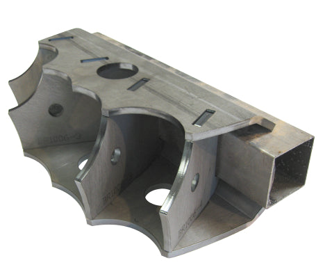 Artec All Products Large 4-link Xmember Bracket Tube Style Size: 2.0 in Square Tube BR1006