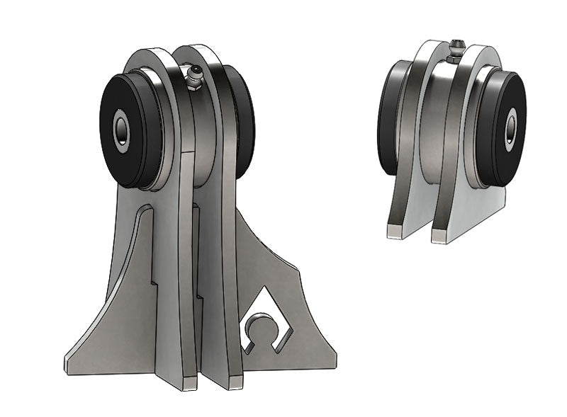 Artec 2007-2018 Jeep JK JKU Weld on UCA Brackets for Low Pro Front Truss: DAYSTAR BUSHINGS; 1 2 in hole BR1123