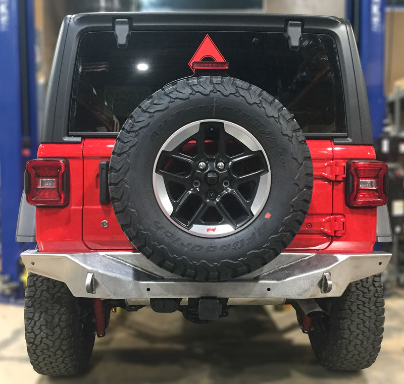 Artec 2018-2023 Jeep JL Sahara Sport Rubicon JLU 392 JL Nighthawk Rear Bumper - Sensor Holes JL5501
