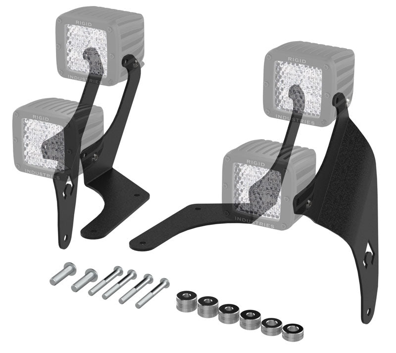 Artec 2018-2023 Jeep JL JT Sahara Sport Rubicon JLU Eco Diesel JL A-pillar Dual LED Cube Light Mount JL5603