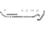 ***Discontinued***~(93 lbs. 52X21X13)~ 1994-02 Dodge 2500/3500 diesel 5.9 Turbo back single side 5in HX40 Downpipe without muffler