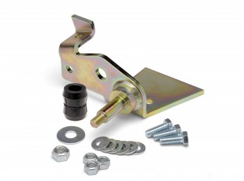 ~(3 lbs. 10X6X4)~ Front Steering Stabilizer Relocation Bracket JK