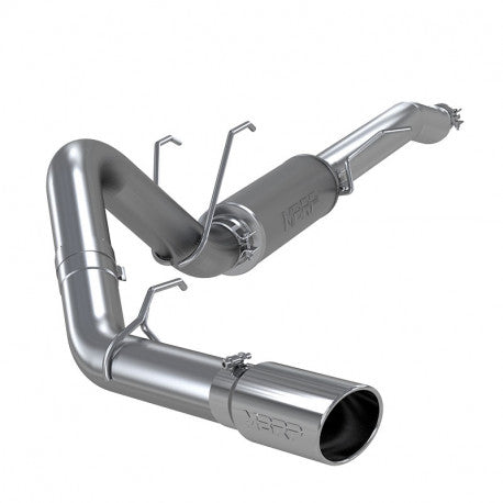 ~(51 lbs. 46X16X12)~ 2017-2020 Ford F250/F350 Super/Crew Cab 6.2Land7.3L T304 Stainless Steel 4in Resonator Back Single Side