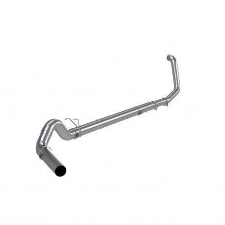 ~(98 lbs. 60X19X14)~ 1999-2003 F-250 350 7.3L T409 Stainless Steel 5 Turbo Back Single Side Exit - No Muffler Not for use on vehicles equipped with Catalytic Converter.