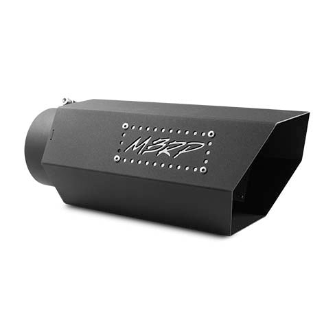 ~(5 lbs. 18X7X7)~ Universal Black Coated Hex Tip 5in ID 6in OD 16in length with Logo Plate