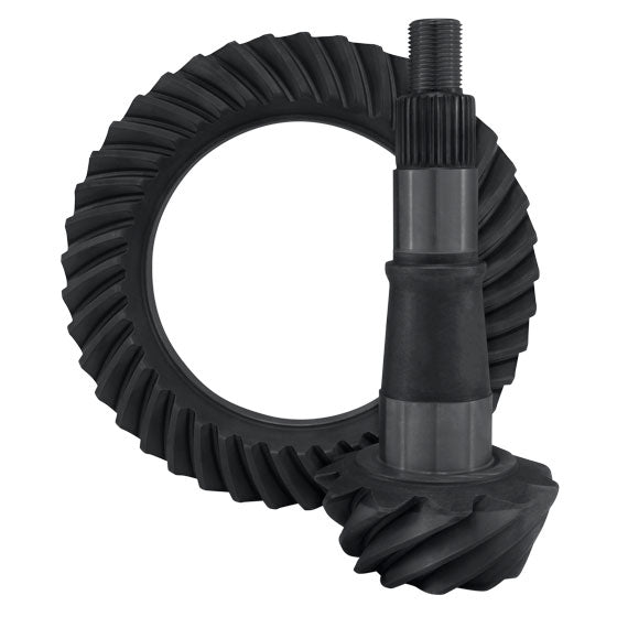 Yukon high performance ring and pinion set GM 9.25 IFS reverse rotation 3.73 If installing into a Dodge 9.25 front with factory carrier you will need a ring gear spacer. Part number is MRG925A.