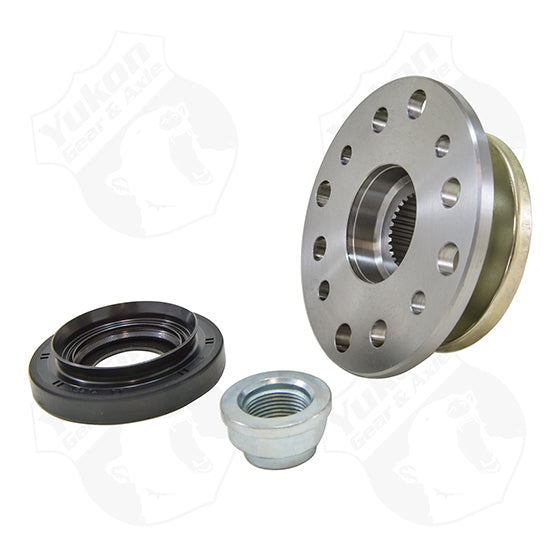 Yukon yoke for Toyota V6 rear with 29 spline pinion w pinion seal and pinion nut Triple drilled flange with 60mm x 60mm 66mm x 66mm and 56mm x 64mm bolt patterns.