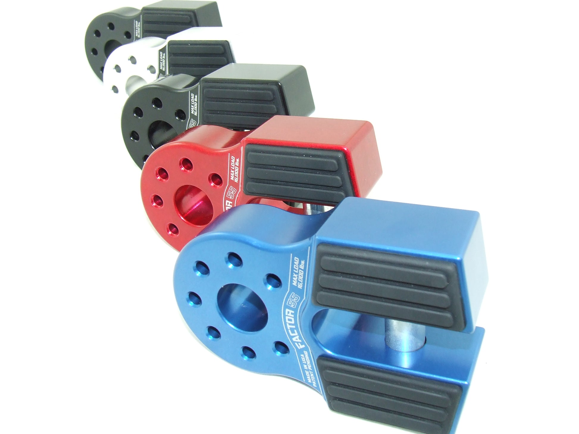 ~(3 lbs. 8X6X6)~ FLATLINK WINCH SHACKLE MOUNT  GRAY