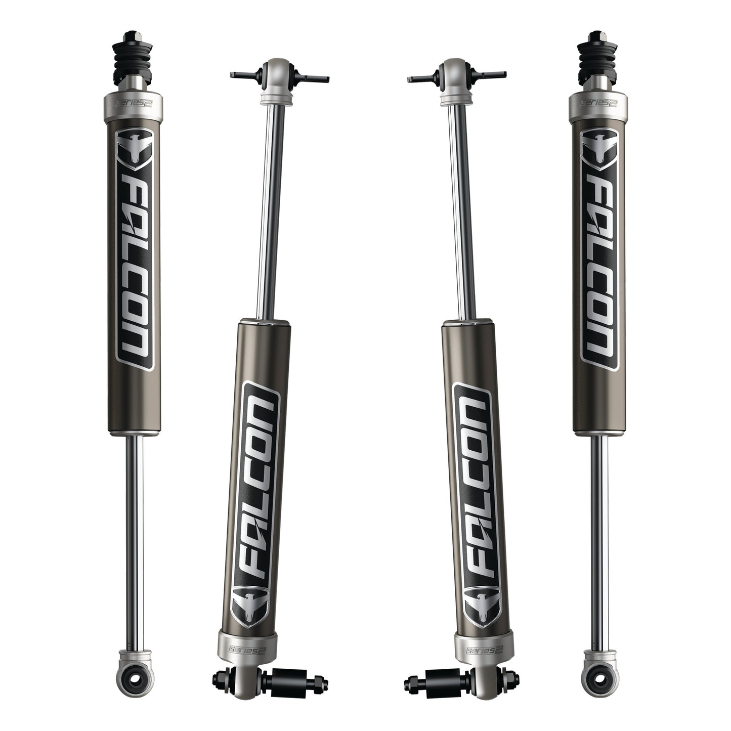 ***Discontinued***~(25 lbs. 37X13X4)~ JK 2-Door: Falcon Series 2.1 Monotube Shocks (1.5-2.5in Lift) - Set