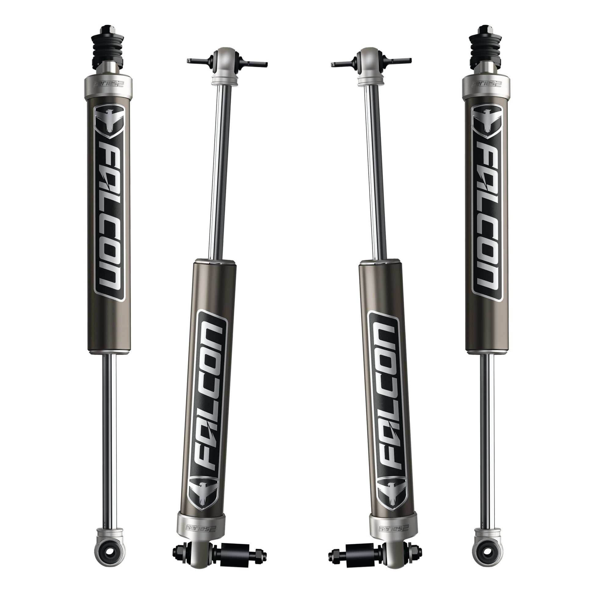 ***Discontinued***~(25 lbs. 37X13X4)~ JK 2-Door: Falcon Series 2.1 Monotube Shocks (1.5-2.5in Lift) - Set