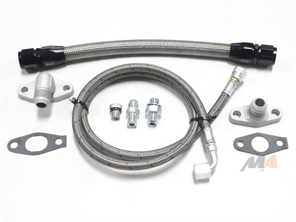 ~(3 lbs. 15X7X5)~ Duramax Turbo Oil Line Kit S400 Valley Mount Turbo LB7/LLYLBZ/LMM/ 01-10