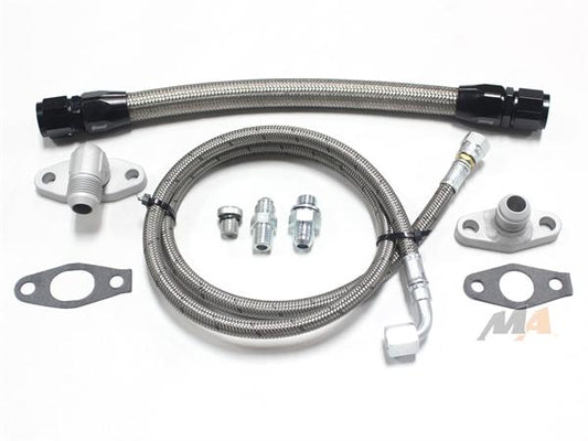 ~(3 lbs. 15X7X5)~ Duramax Turbo Oil Line Kit S400 Valley Mount Turbo LB7/LLYLBZ/LMM/ 01-10