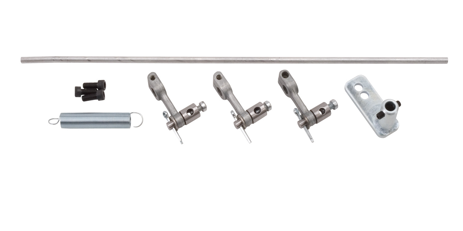 TWO BARREL CARB NON PROGRESSIVE THROTTLE LINKAGE KIT 3 X 2