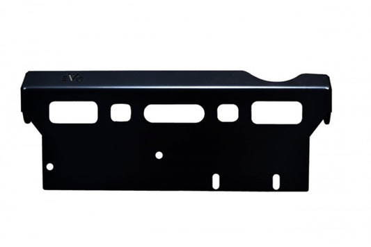 ~(15 lbs. 28X17X5)~  EVO 07+ TransCrossmember Exhaust Skid (EVO Long Arm Compatible) BLK 2007-2017 Jeep Wrangler JK JKU