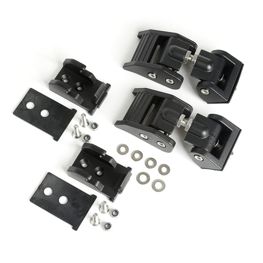 ~(2.2 lbs. 9X8X2)~ Hood Catch Black 2018-21 Wrangler JL   20-21 Gladiator JT