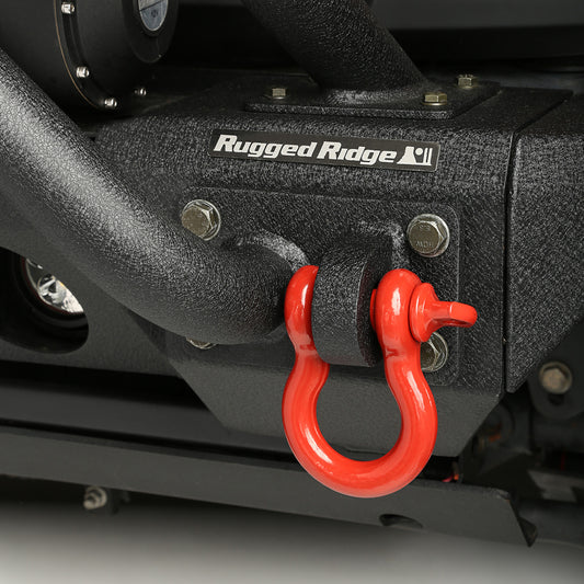 ~(2.2 lbs. 8X6X2)~ D-Ring Shackle 3 4 inch 9500 Lb Red