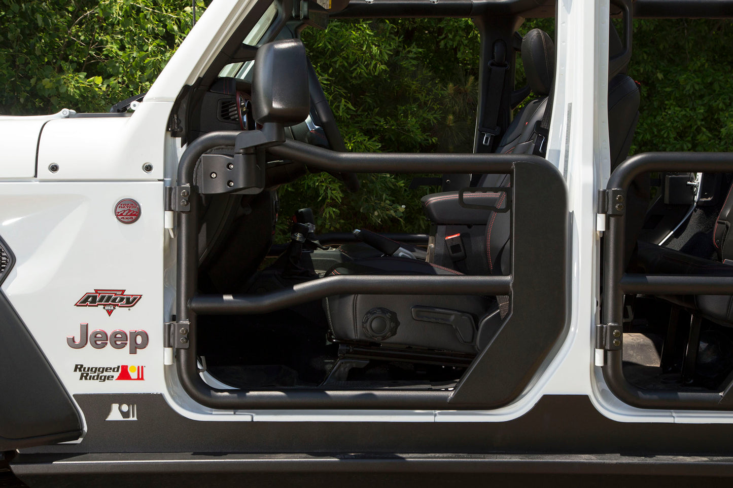 ~(31 lbs. 40X29X10)~ Fortis Front Tube Doors with Mirrors 18-21 Jeep Wrangler   20-21 Gladiator