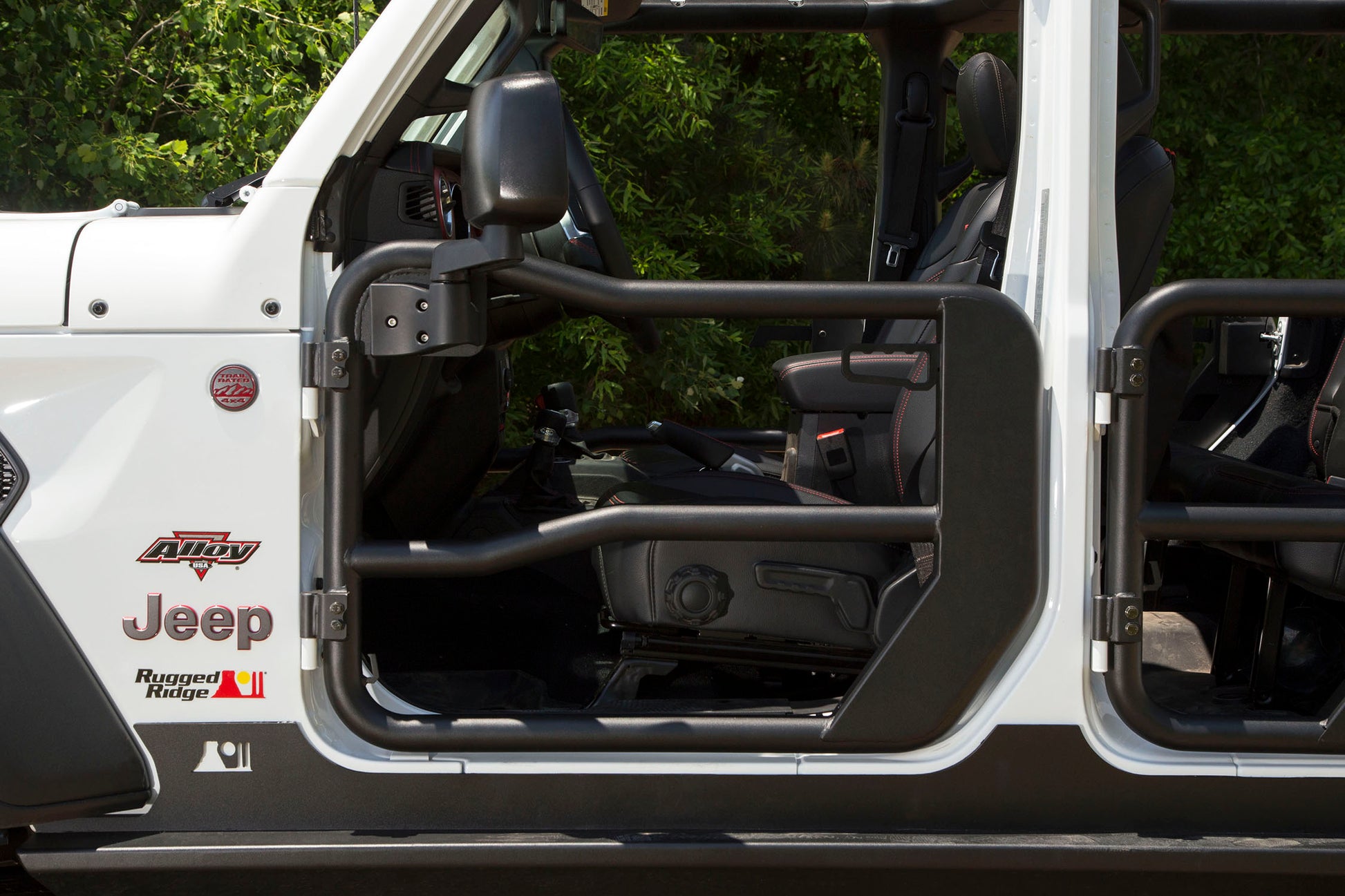 ~(31 lbs. 40X29X10)~ Fortis Front Tube Doors with Mirrors 18-21 Jeep Wrangler   20-21 Gladiator