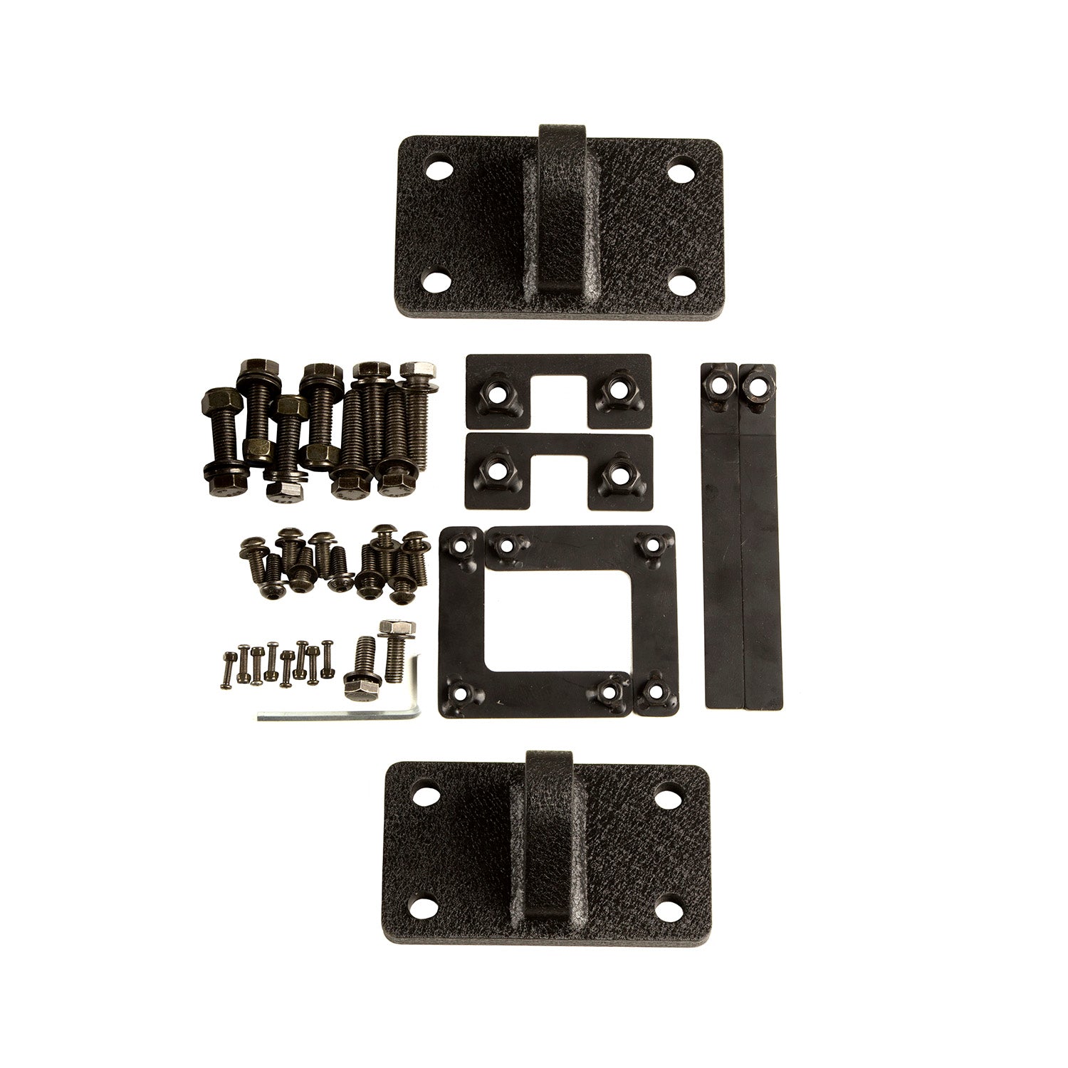 ~(78 lbs. 75X17X11)~ Spartan Bumper Front High Clearance Ends Overrider 07-18 JK