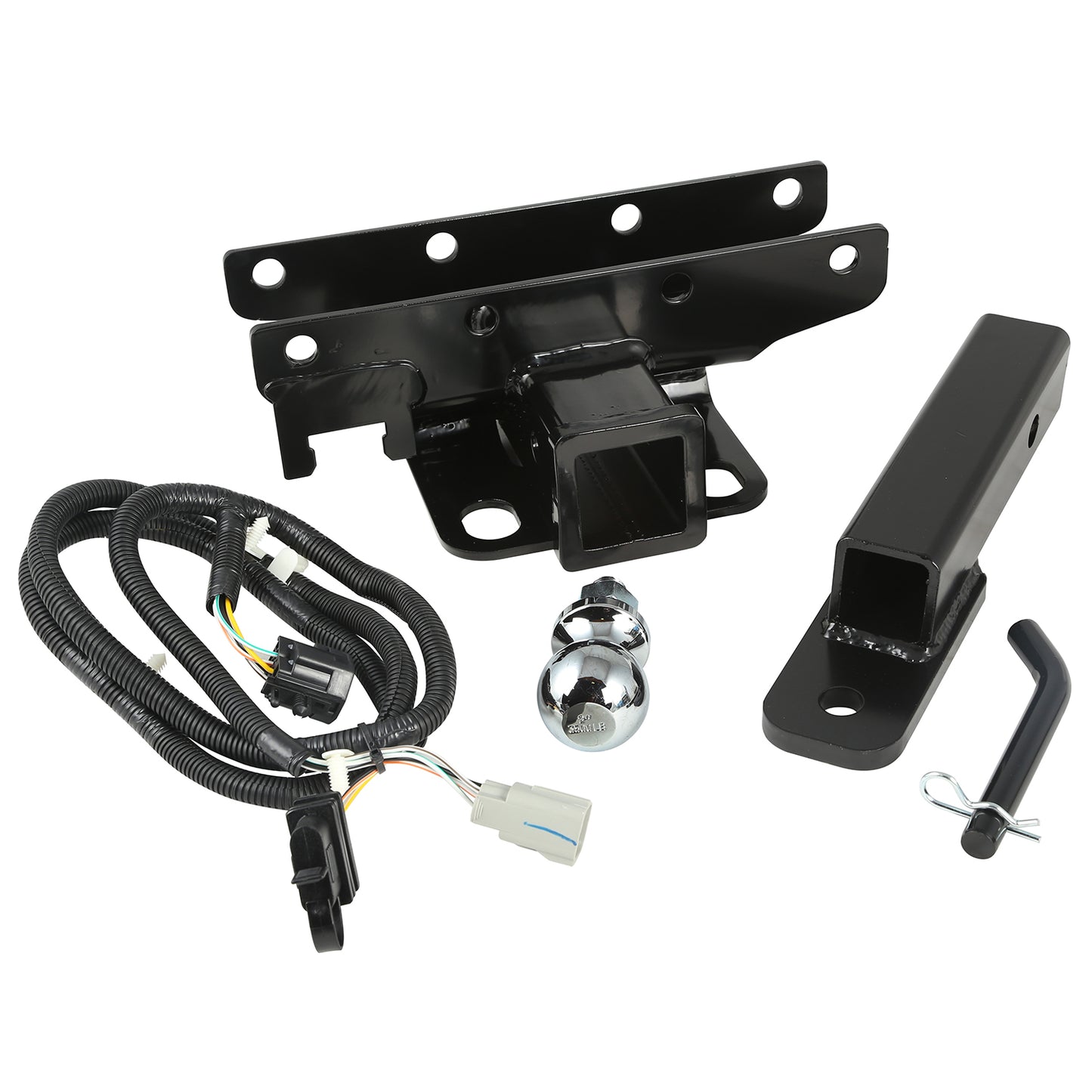 ~(14 lbs. 14X9X6)~ Trailer Hitch Kit 2 inch Ball 07-18 Jeep Wrangler JK