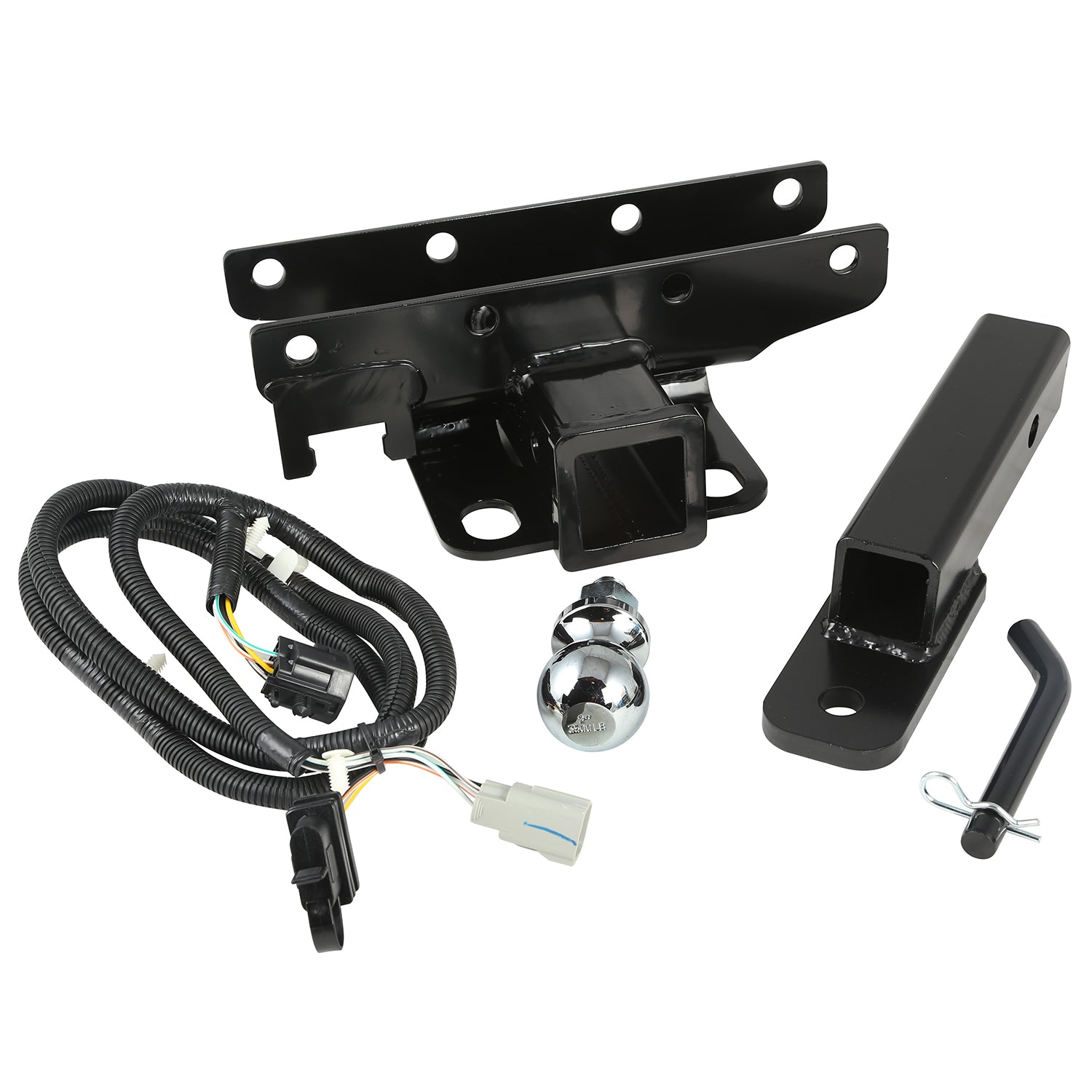~(14 lbs. 14X9X6)~ Trailer Hitch Kit 2 inch Ball 07-18 Jeep Wrangler JK