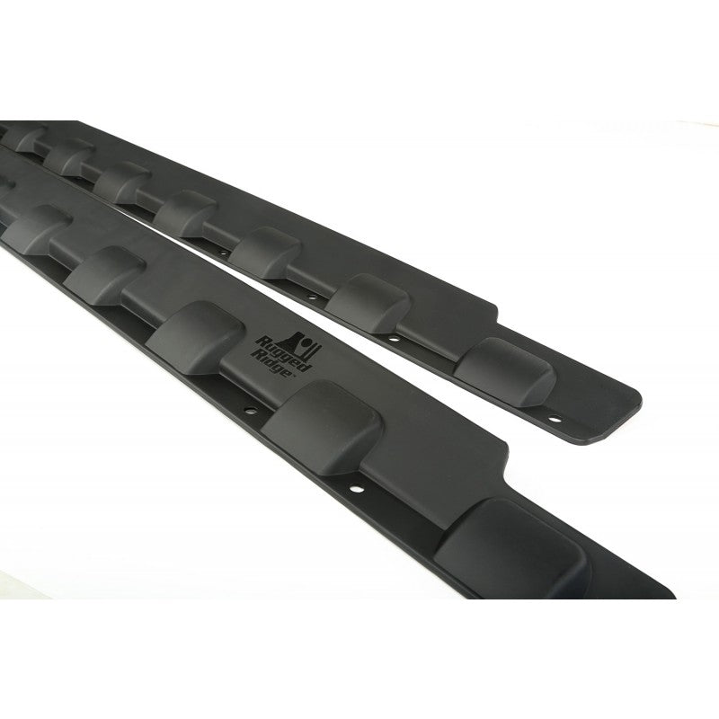 ~(3 lbs. 77X5X0)~ Body Armor Kit Rocker Guard 07-18 Jeep Wrangler JK 4 Door