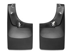 ~(3 lbs. 19X13X4)~ Black No Drill MudFlaps GMC Sierra/Sierra Denali 2014 + Fits 1500 models