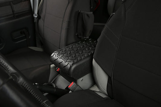 ~(1.5 lbs. 15X9X5)~ Center Console Cover Black 07-10 Jeep Wrangler JK