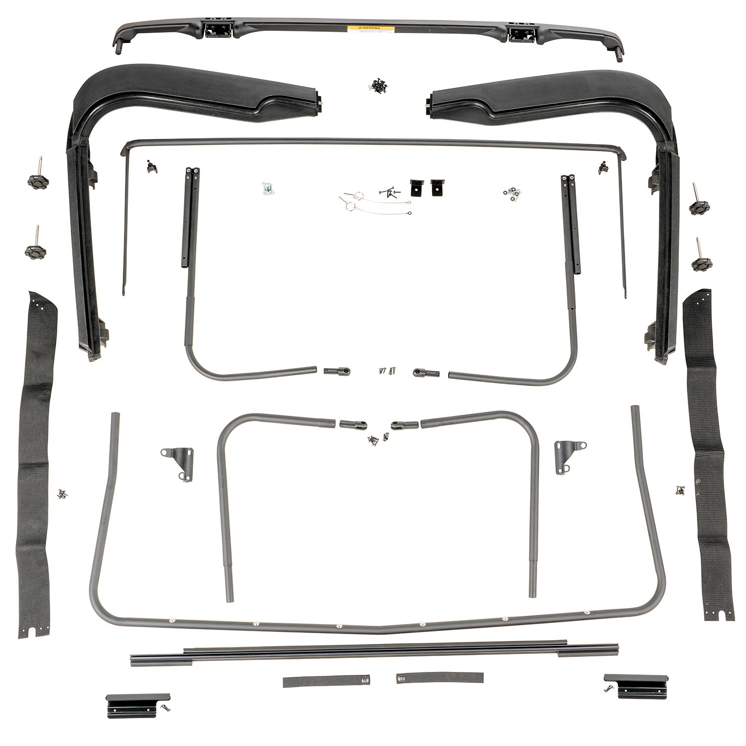 ~(43 lbs. 57X22X11)~ Factory Soft Top Hardware 97-06 Jeep Wrangler TJ