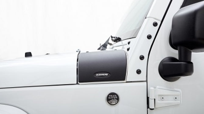 ~(4 lbs. 11X8X4)~ TRAIL ARMOR 2007-2018 JEEP WRANGLER/WRANGLER UNLIMITED COWL COVER BLACK